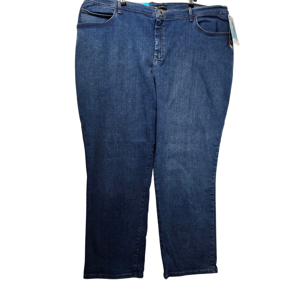 Lee Relaxed Fit Straight Leg Jeans Women 24W Plus 46x31 High Rise Casual Curvy